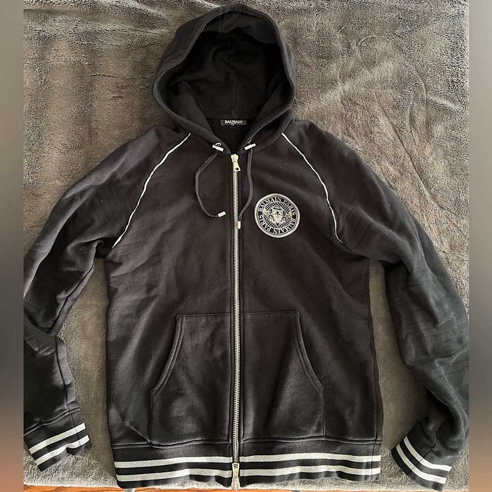 Balmain Zipped Hoodie